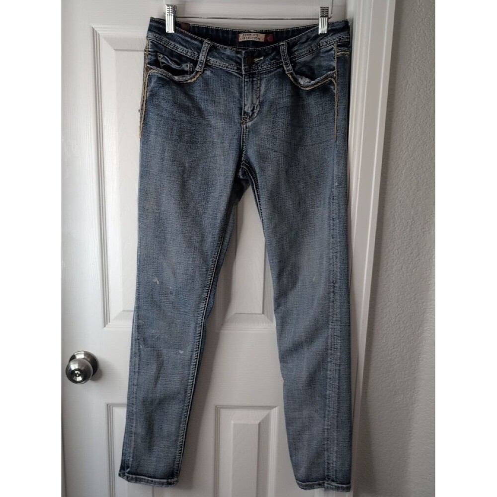 People's Liberation Skinny Jeans in Faded Blue Denim Size 29
